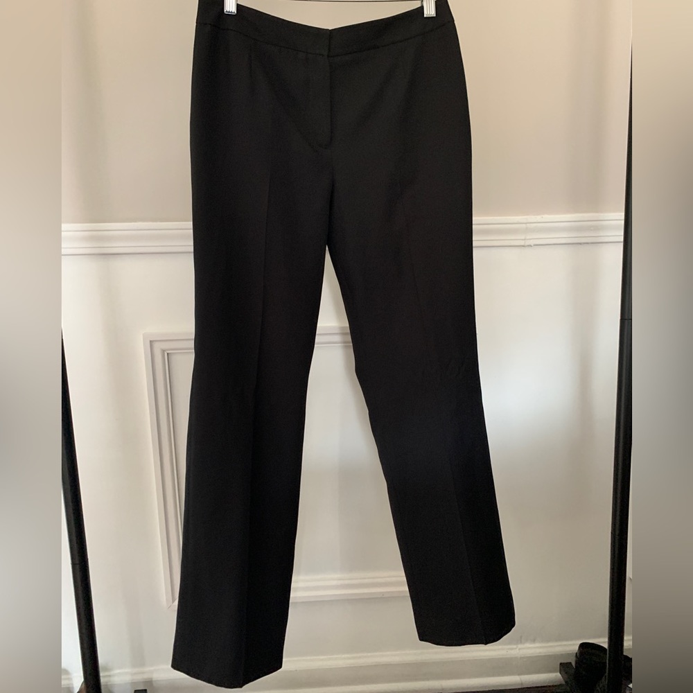 KASPER Vintage Black Trousers Size 2 Petite Fully Lined, Excellent Condition